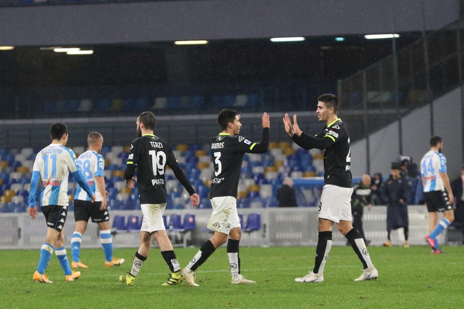 Spezia iznenadila Napoli s igračem manje