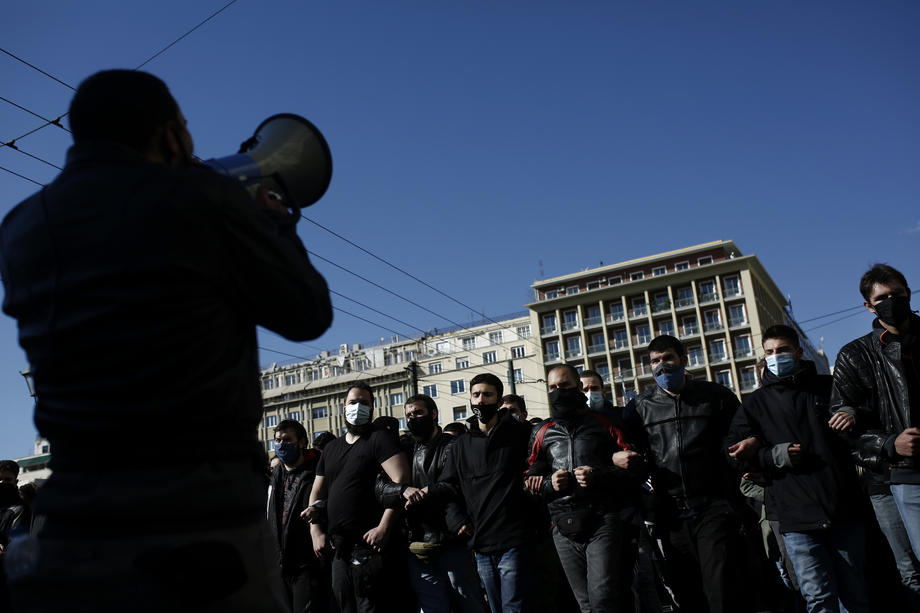 Demonstracije u Atini i Solunu