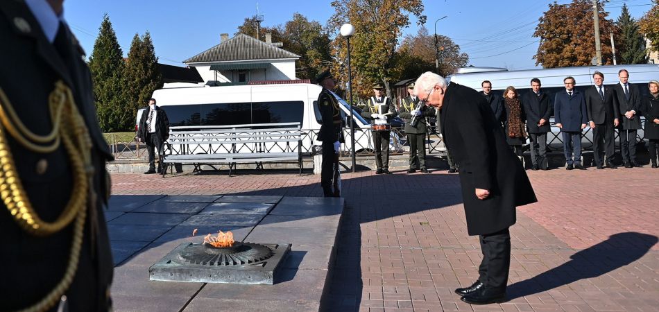 Njemački predsjednik odao počast žrtvama nacističkih zločina u Ukrajini