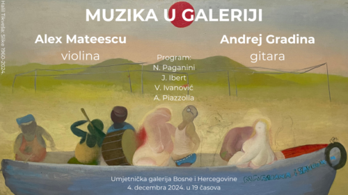 Večeras koncert "Muzika u Galeriji": Alex Mateescu i Andrej Gradina