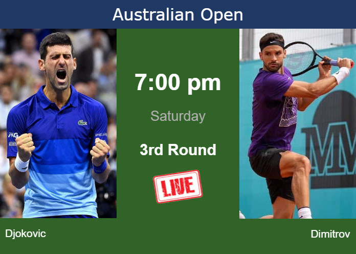 Đoković u subotu od 9 sati igra na Australian Openu protiv Dimitrova