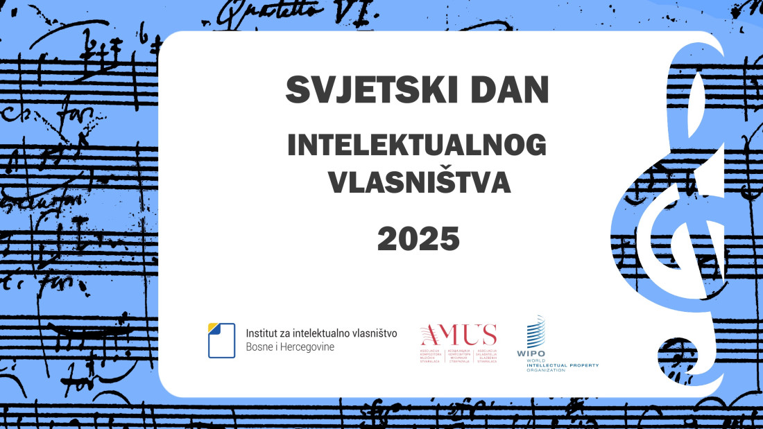 AMUS: U petak obilježavanja Svjetskog dana intelektualnog vlasništva 2025.