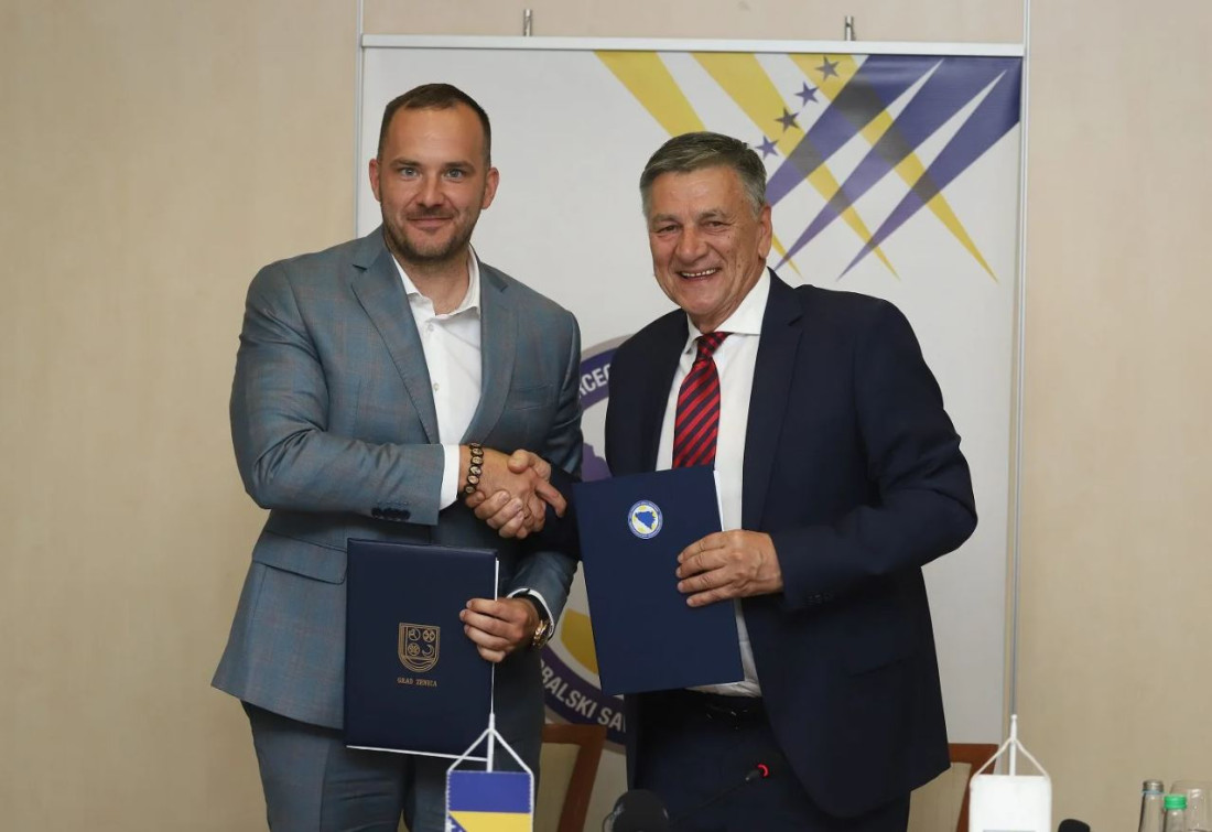Zenica postaje dom nacionalnog stadiona: Kasumović i Zeljković potpisali sporazum