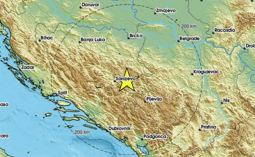 Tokom noći registrovana tri podrhtavanja tla u BiH