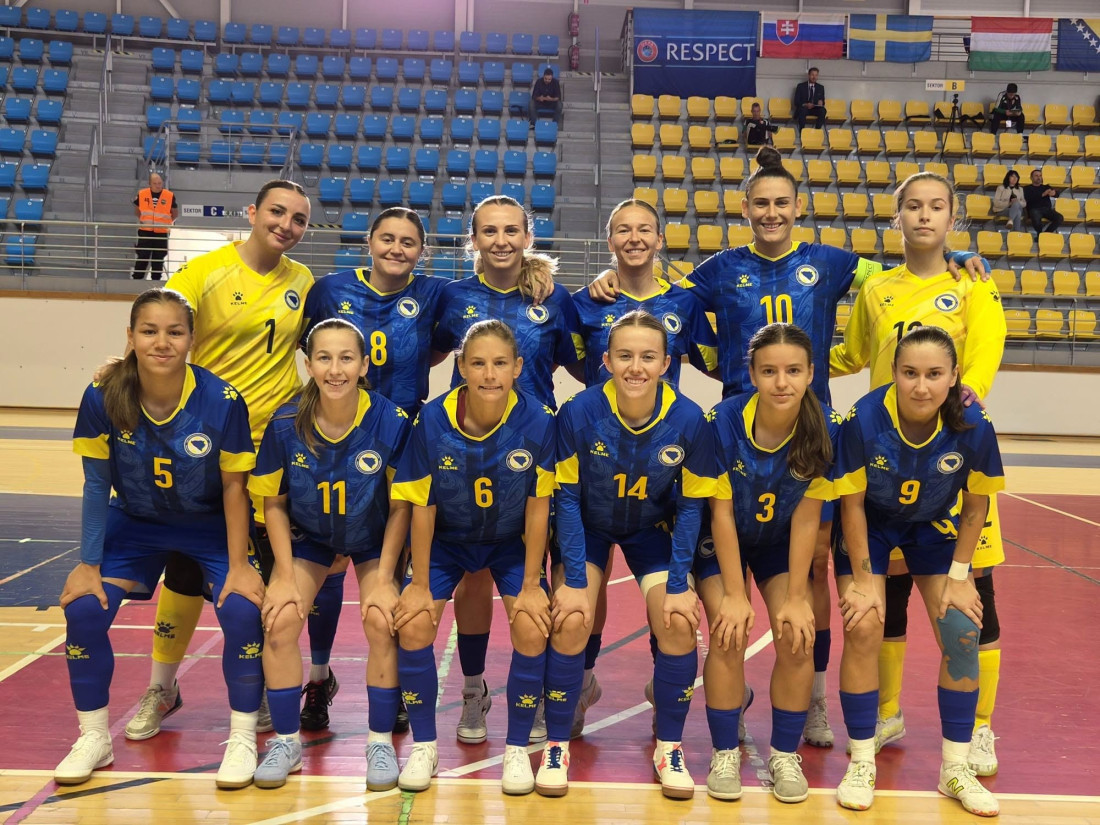 Poraz ženske futsal reprezentacije BiH