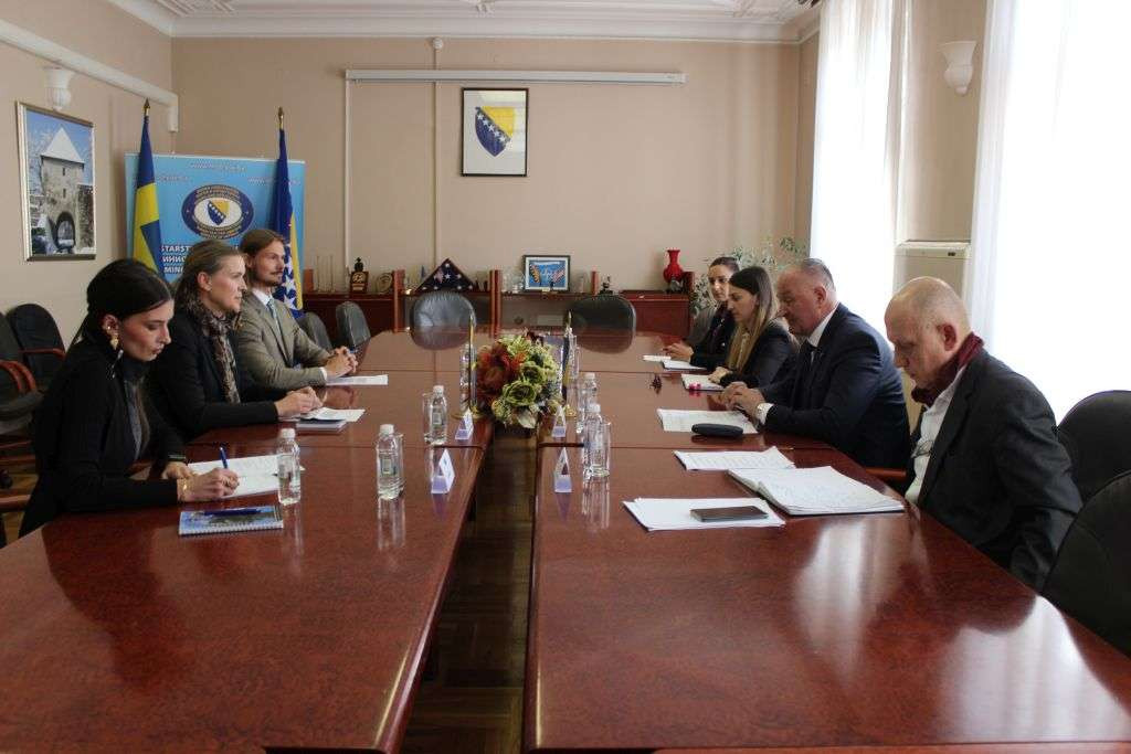 Helez zahvalio ambasadorici Stromquist za podršku Švedske reformskim procesima u BiH