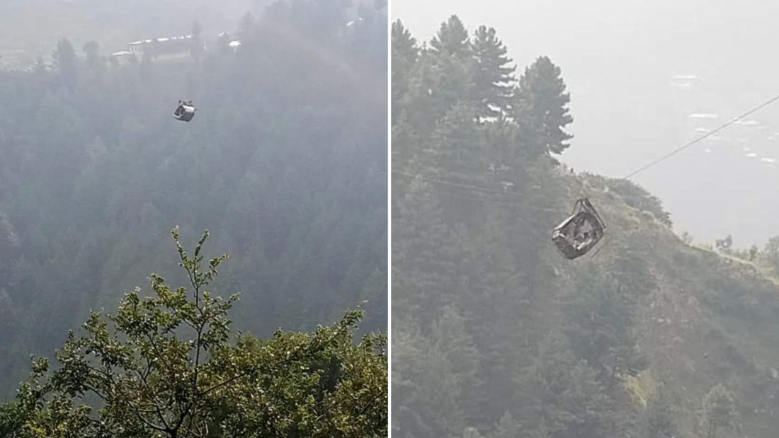Iz žičare u kojoj je zarobljeno osam osoba, spašeno dvoje djece
