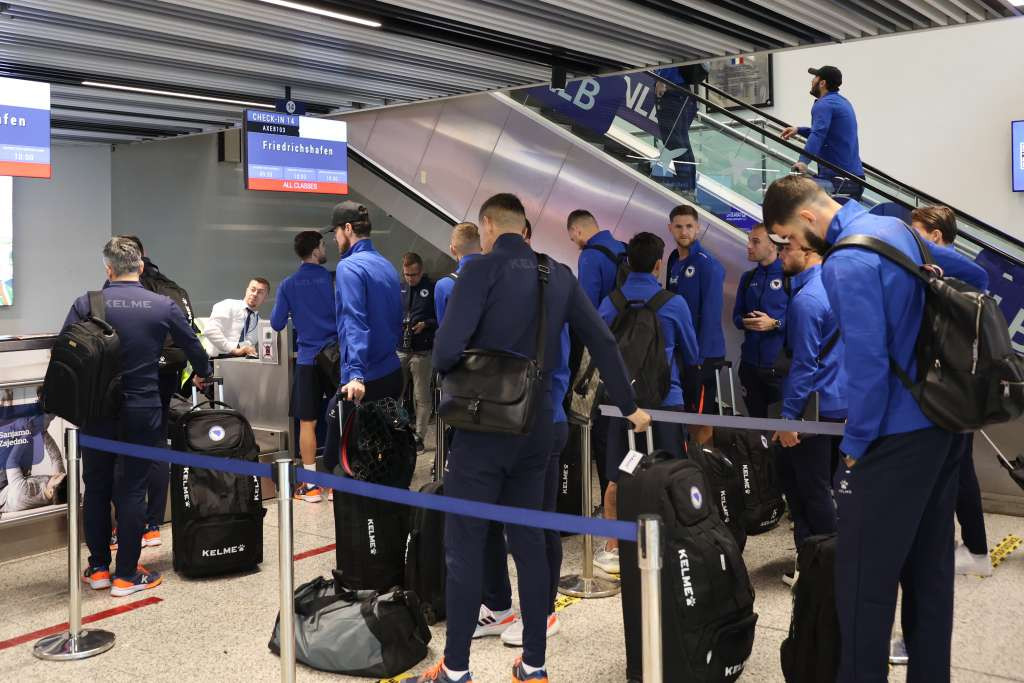 Nogometaši BiH otputovali u Lihtenštajn