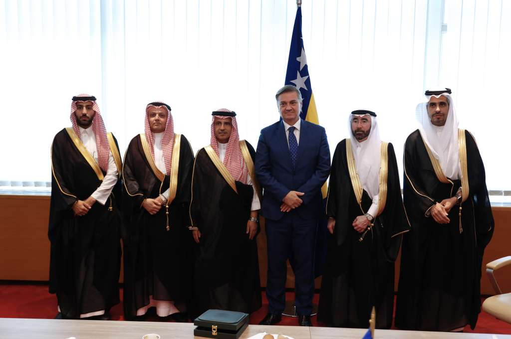 Zvizdić s visokom delegacijom Kraljevine Saudijske Arabije razgovarao o jačanju bilateralnih odnosa