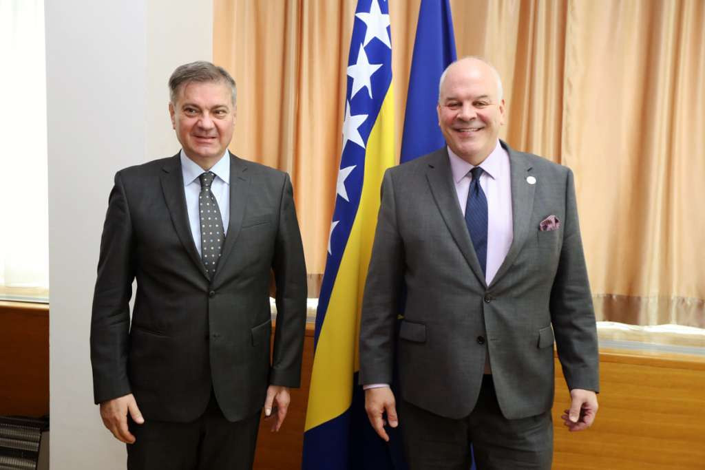 Zvizdić i Aggeler o političkoj situaciji u BiH i ispunjavanju prioriteta za članstvo u EU