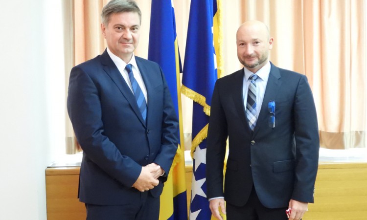 Zvizdić razgovarao s ambasadorom Slovačke u BiH