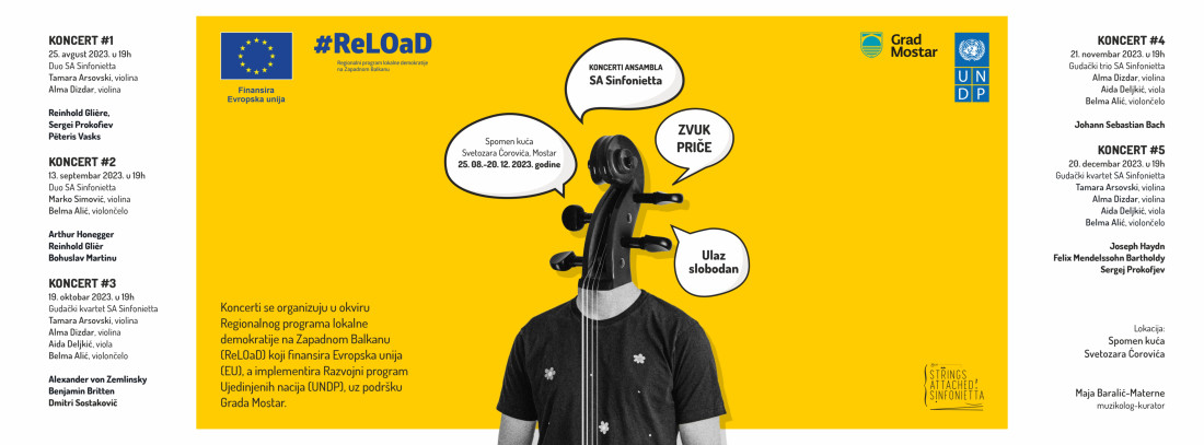 Završetak projekta "Zvuk priče" Udruženja "Strings Attached Sinfonietta" u Mostaru